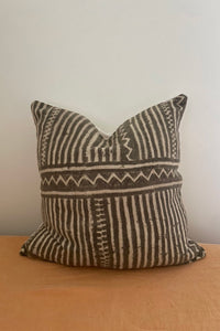 Vintage Mud Cloth Cushion - 18" x 18"