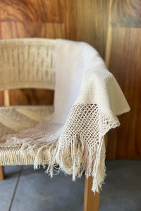 Oaxaca Handwoven Rebozo - Oat