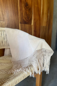 Oaxaca Handwoven Rebozo - Oat