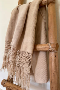 Oaxaca Handwoven Rebozo - Oat