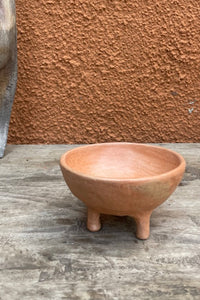 Rustic Pit-Fired Stemmed Bowl