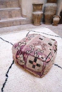 Vintage Boujad Floor Pouf