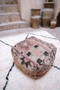 Vintage Boujad Floor Pouf