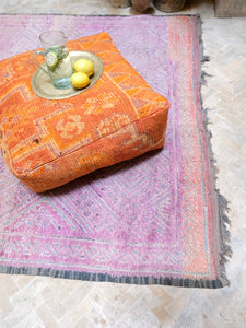 Large Vintage Boujad Floor Pouf