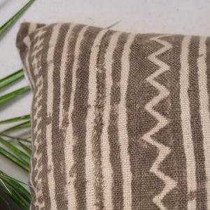 Vintage Mud Cloth Lumbar Cushion - 14" x 24"