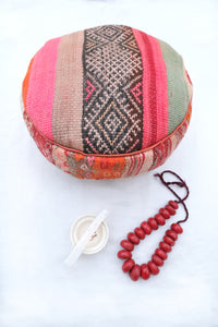 Vintage Kilim Meditation Cushion