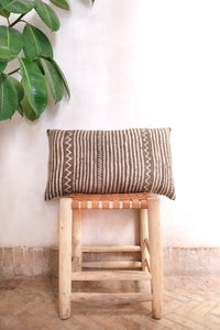 Vintage Mud Cloth Lumbar Cushion - 14" x 24"