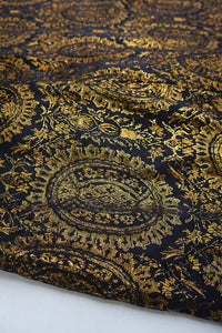 Brocade Uzbek Duster - Gold