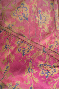 Vintage Silk Uzbek Duster - Rose